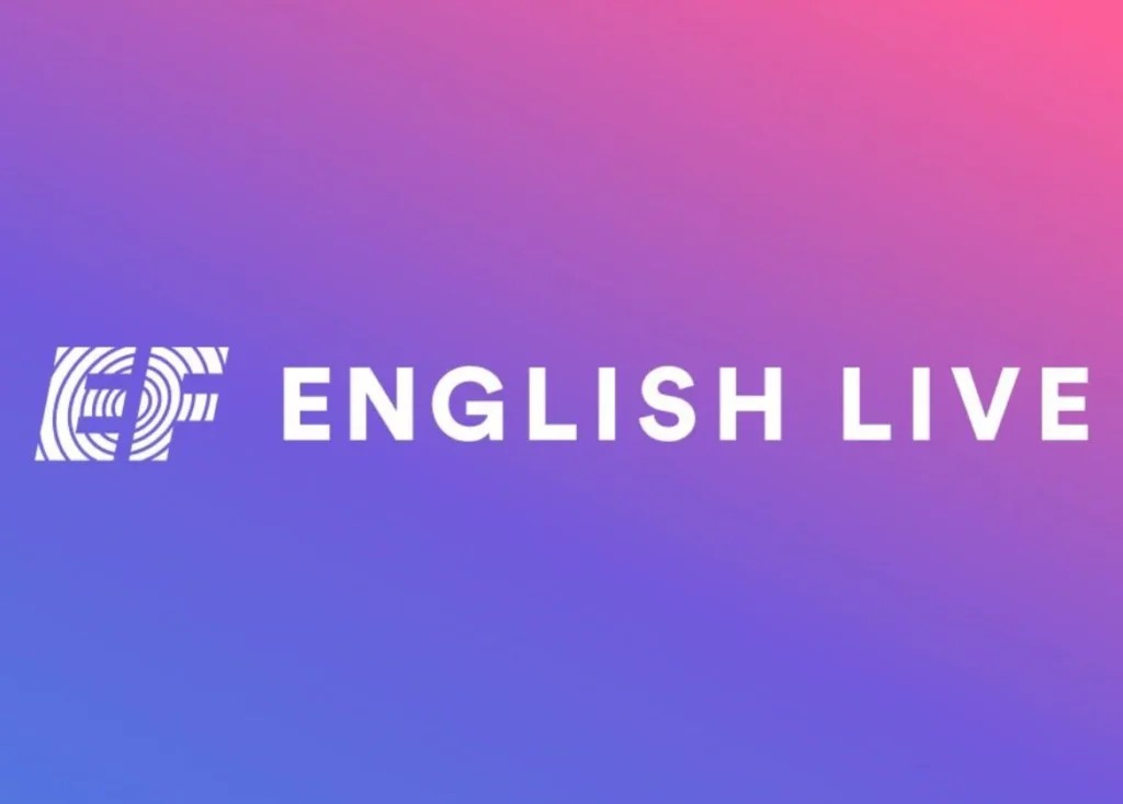 EF English live application logo